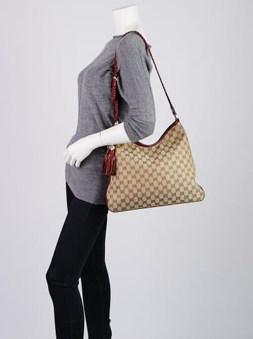 Gucci Marrakech Hobo GG Canvas Medium