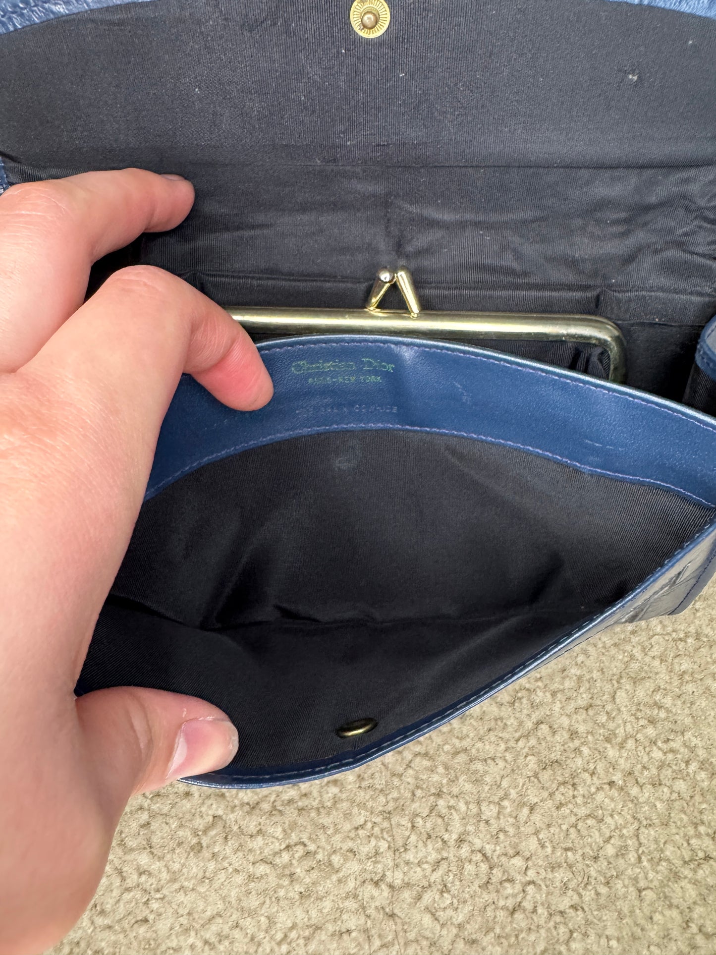 Dior long wallet monogram