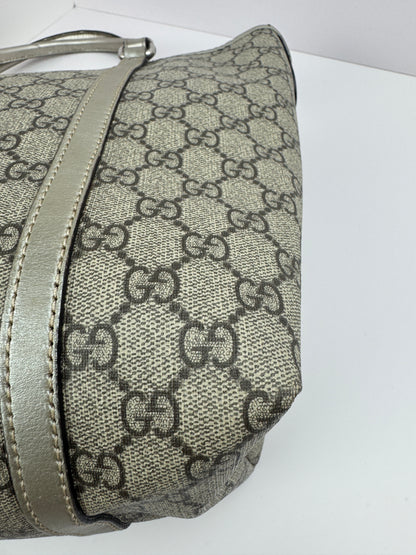 Gucci shopping Coated Canvas Grey