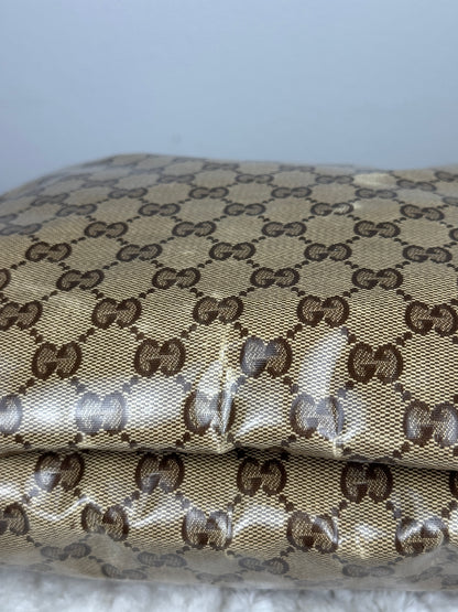 GUCCI indy Crystal monogram Gold