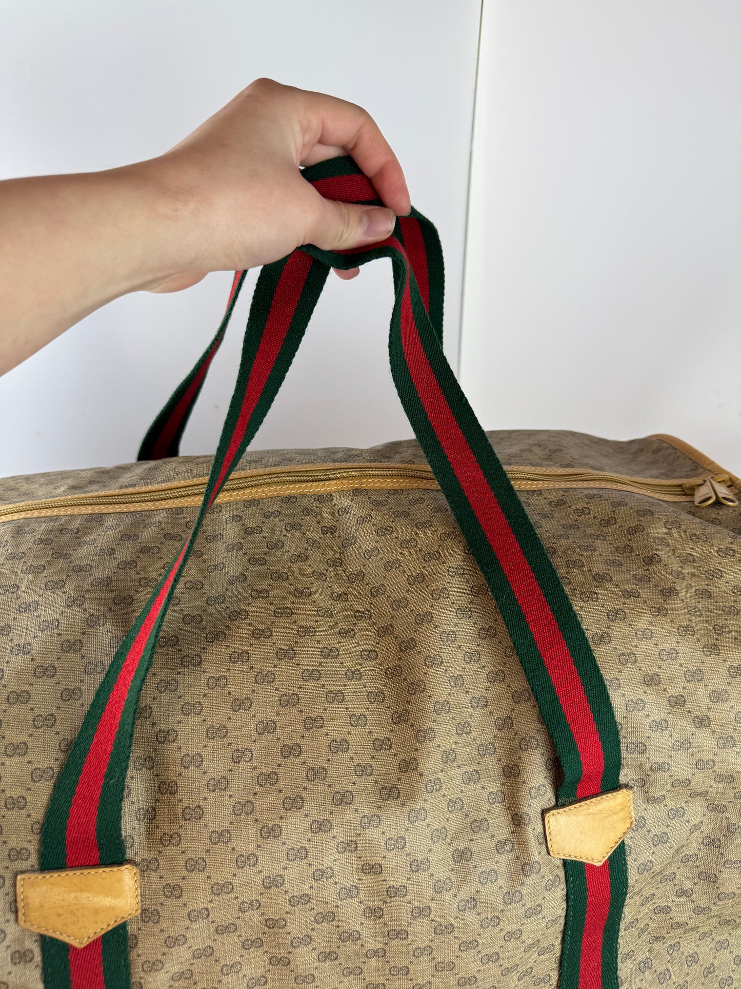 Gucci Vintage Duffle Micro GG Monogram