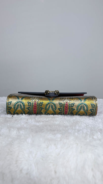 GUCCI Brocade Dionysus Wallet on chain