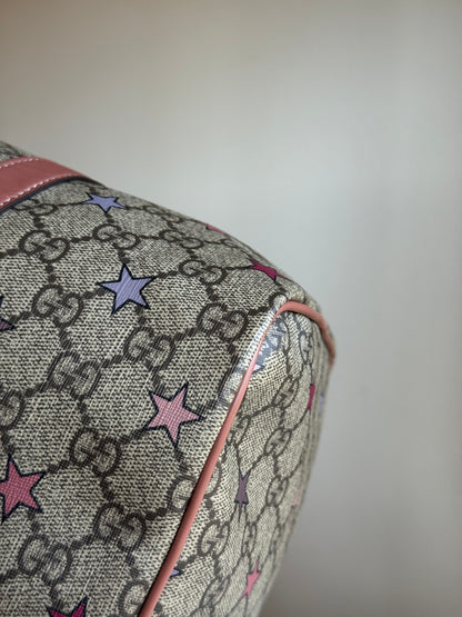 GUCCI Boston Star Limited Edition Coated canvas Pink