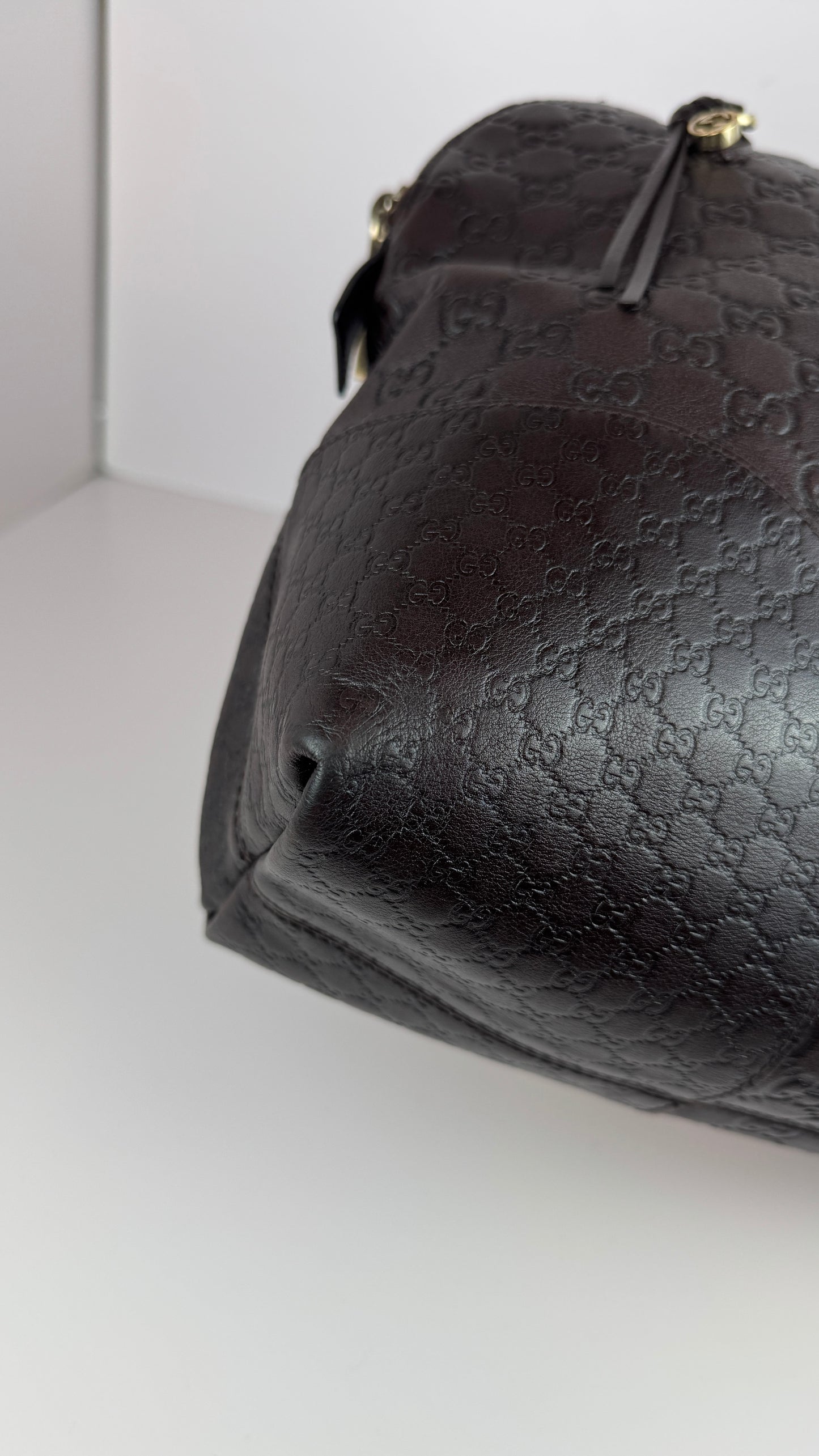 Gucci Bree Dome Tote Guccissima Leather Medium