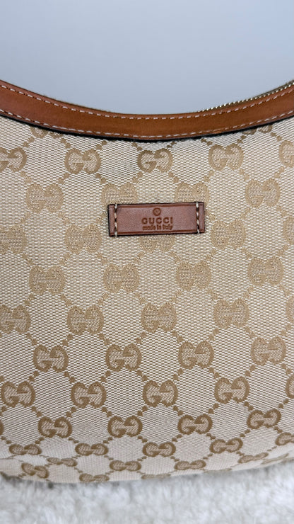GUCCI Halfmoon GG Canvas Medium