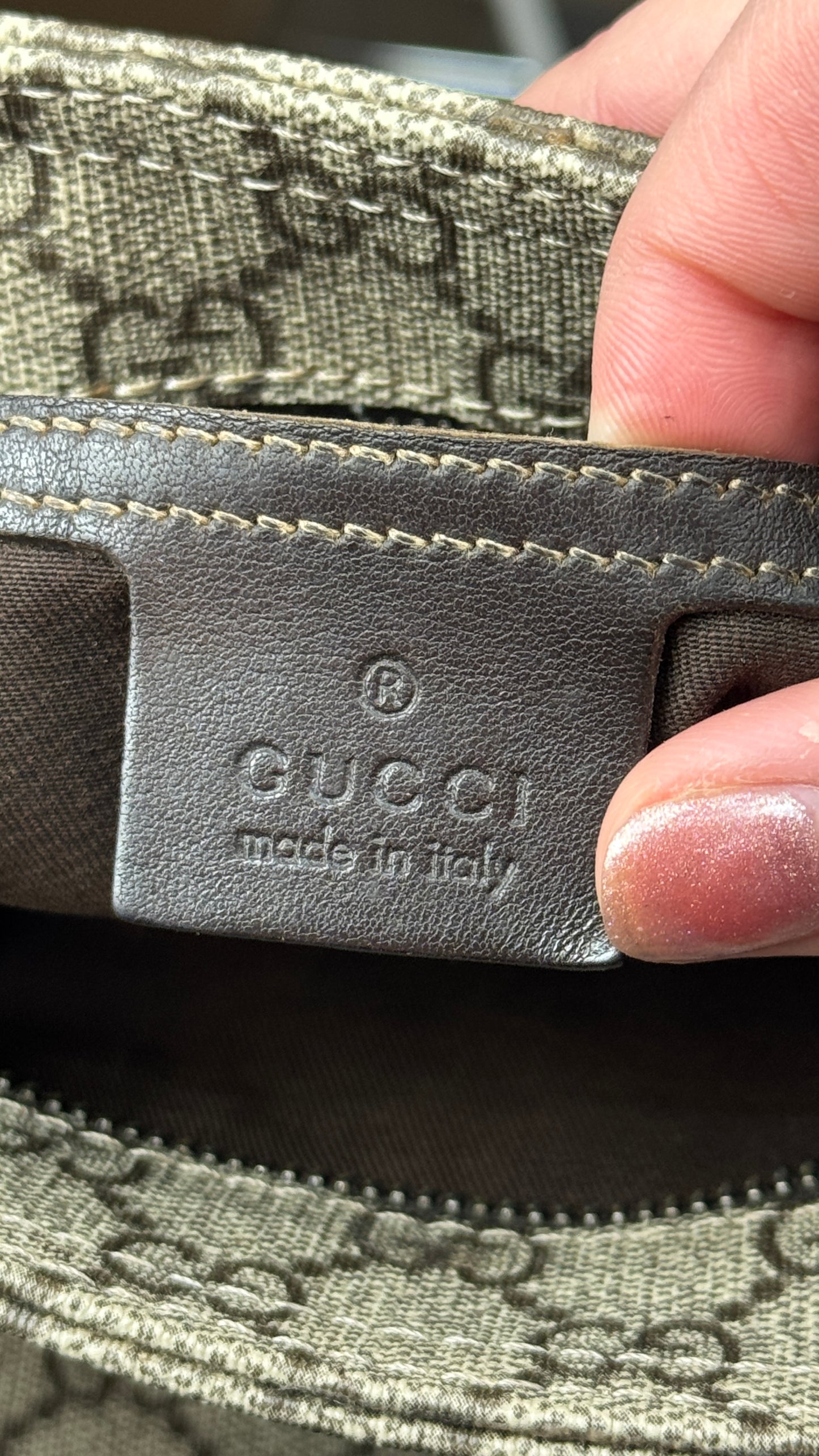 Gucci Flat Messenger GG Coated Canvas Medium