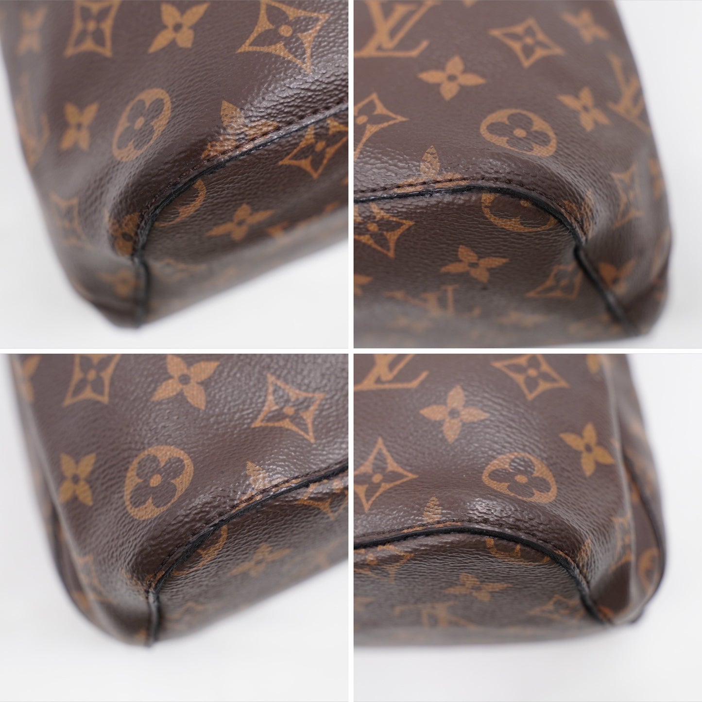 Louis Vuitton Noé BB / Shoulder Bucket Bag – Monogram Canvas with Black Leather Trim