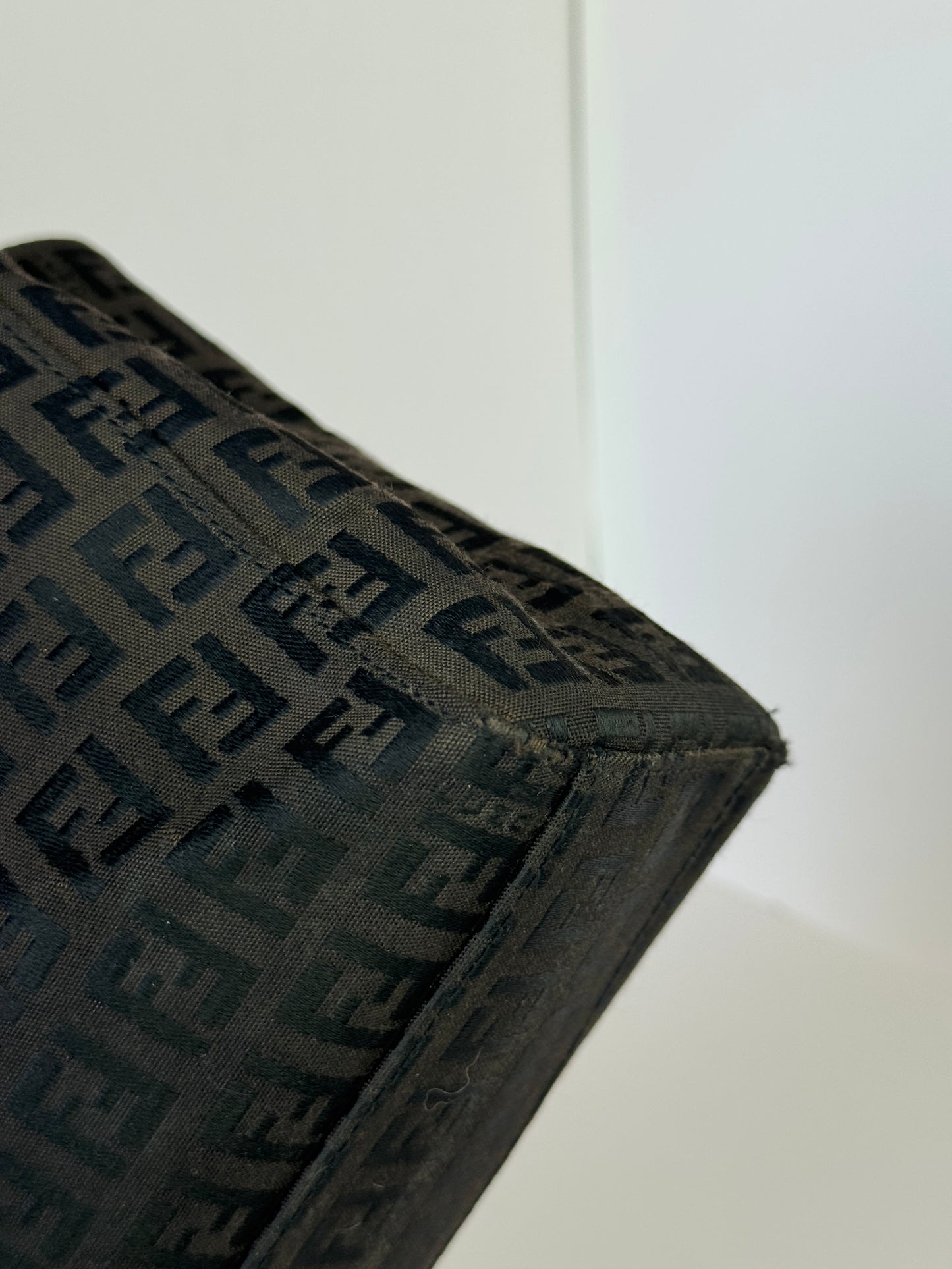 FENDI Vintage Shopping Tote Zucchino Canvas Small