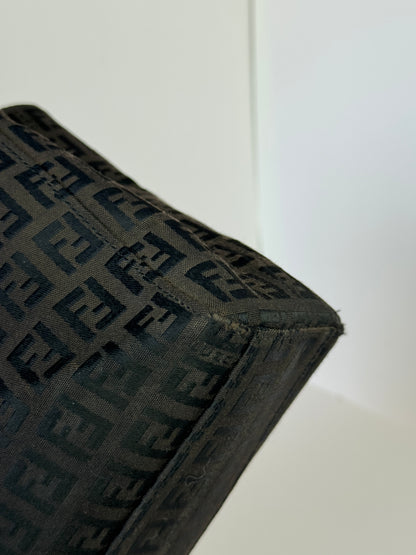 FENDI Vintage Shopping Tote Zucchino Canvas Small