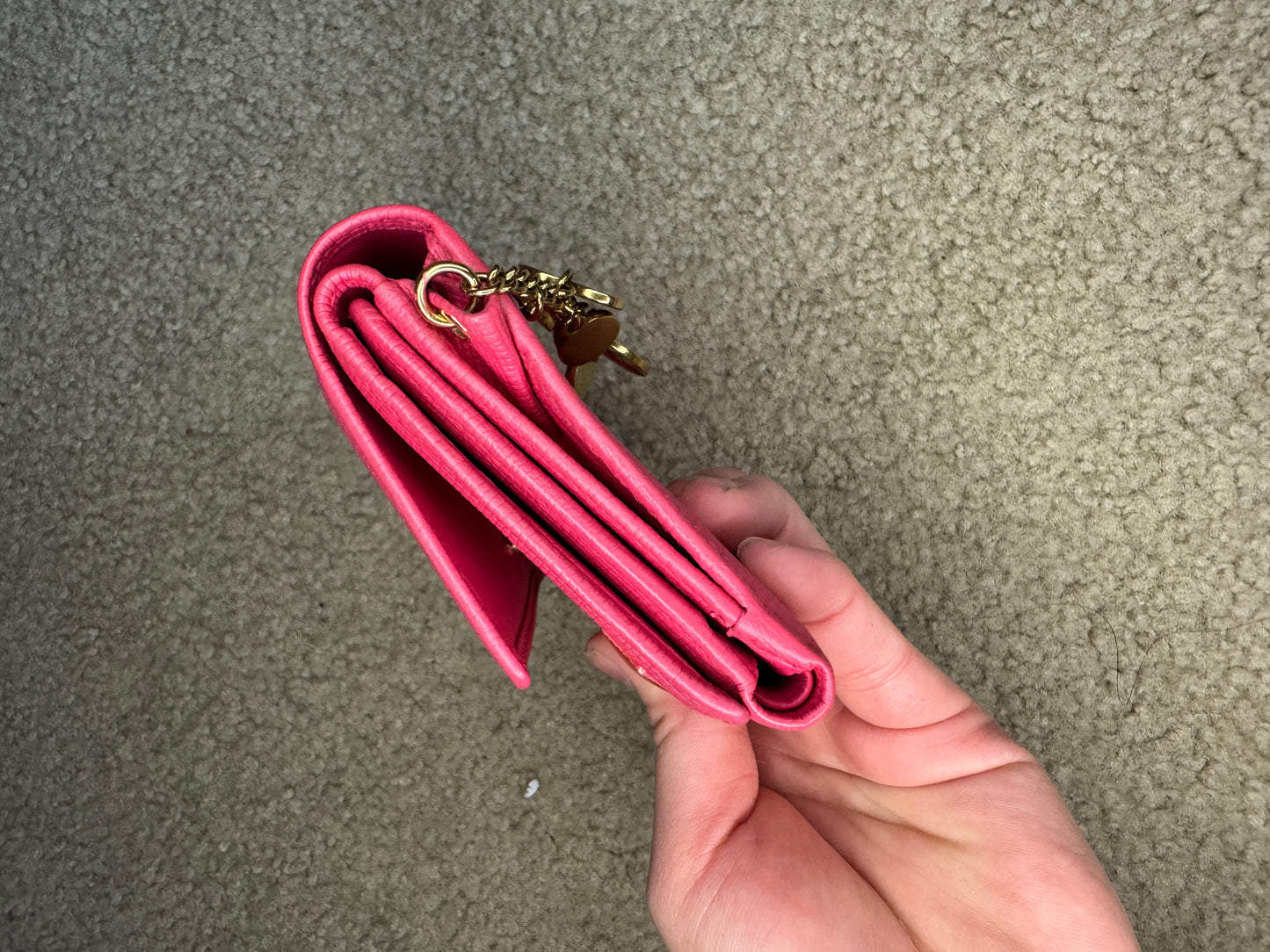 Mcm Wallet Trifold Pink