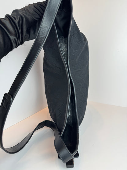 Gucci Hobo Shoulder bag GG Canvas Black