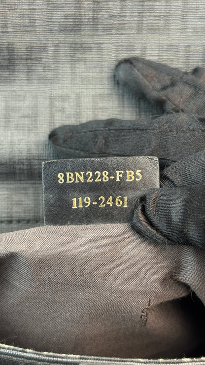 Fendi Zucca Canvas Top Handle Tote Bag