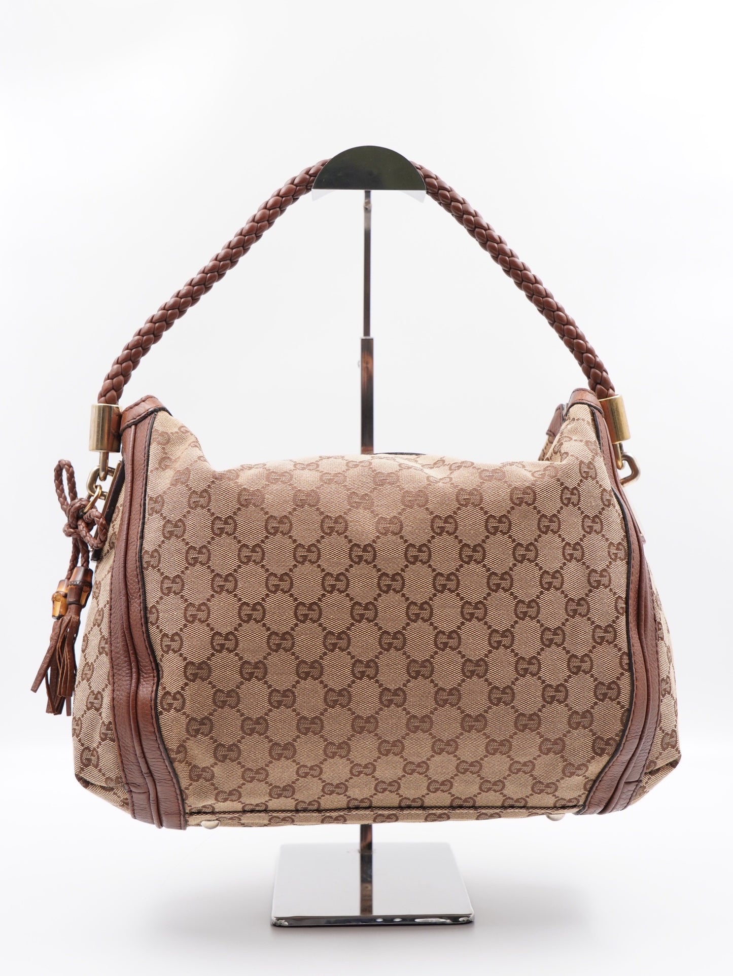 Gucci Bella Hobo GG Canvas Brown