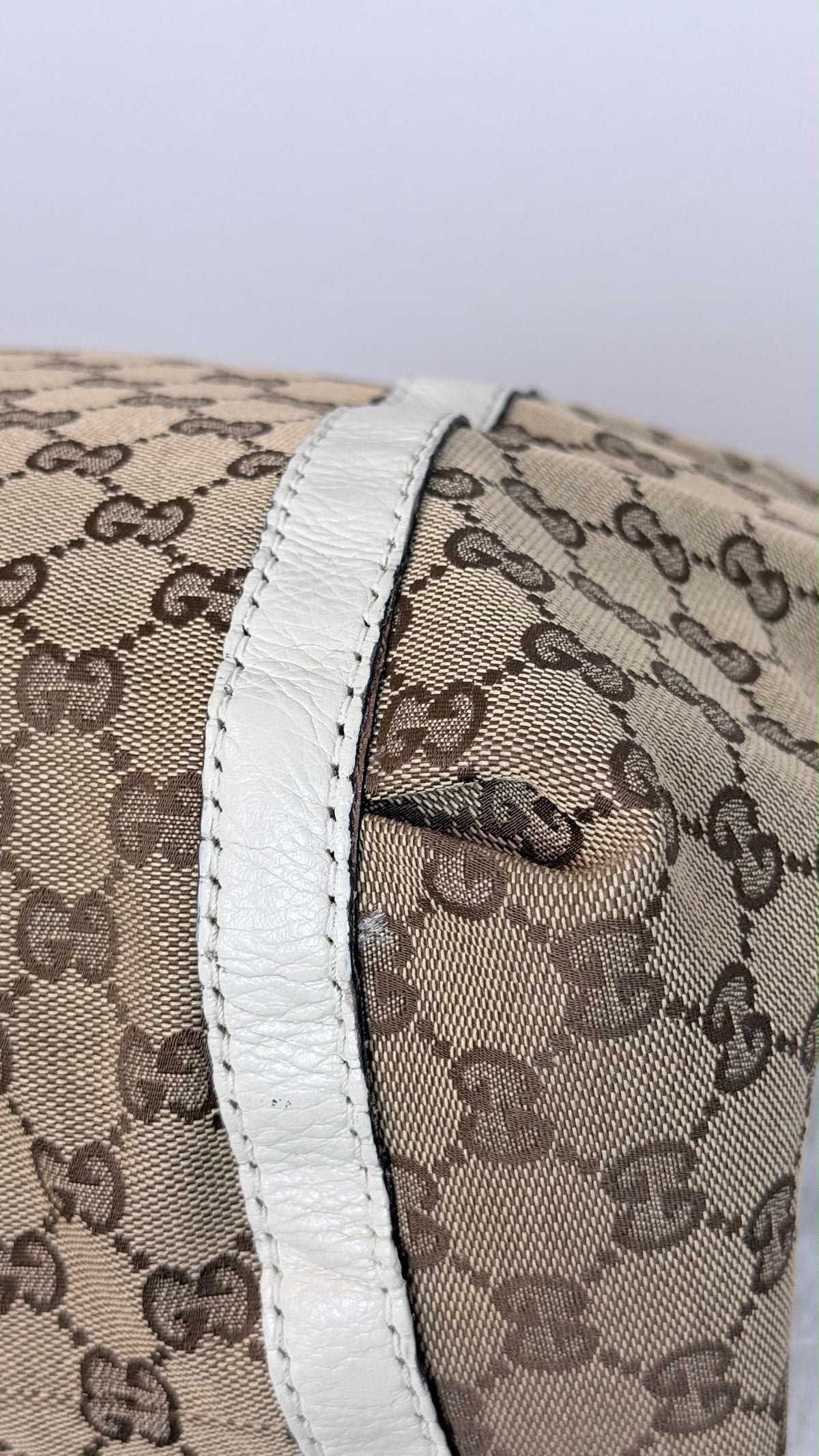 GUCGI New ladies Hobo GG Canvas White