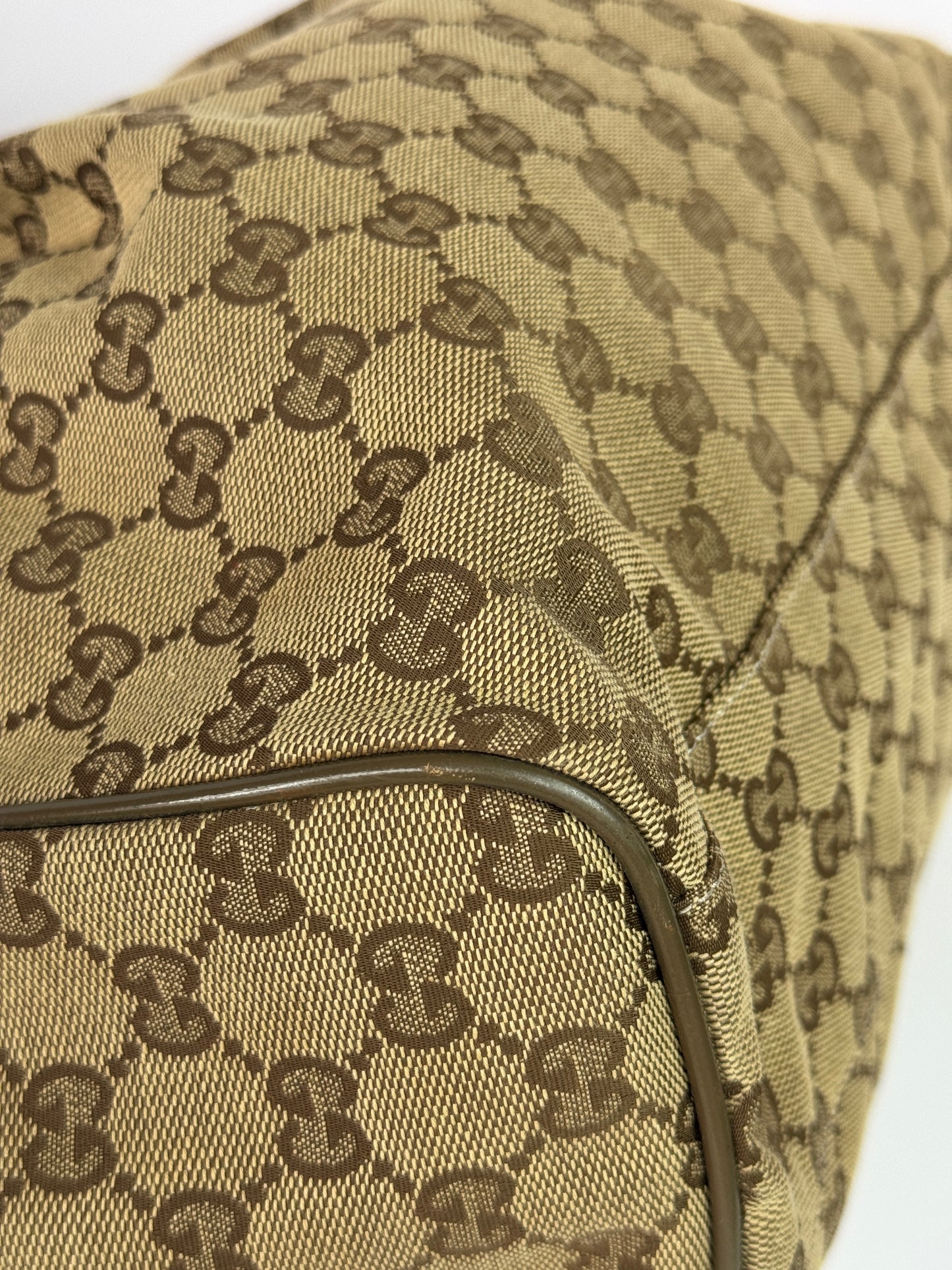 GUCCI Sukey Hobo GG Canvas Kaki