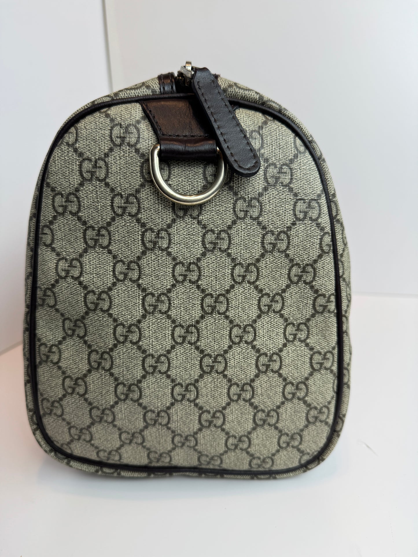GUCCI Joy Boston GG Coated Canvas Brown
