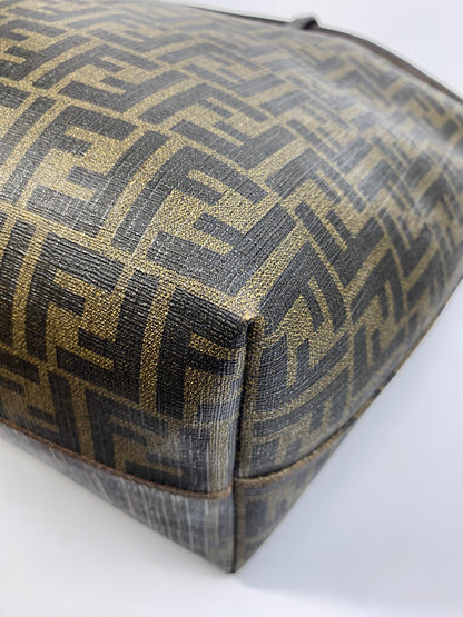 Fendi Roll Tote Zucca Coated Canvas Medium
