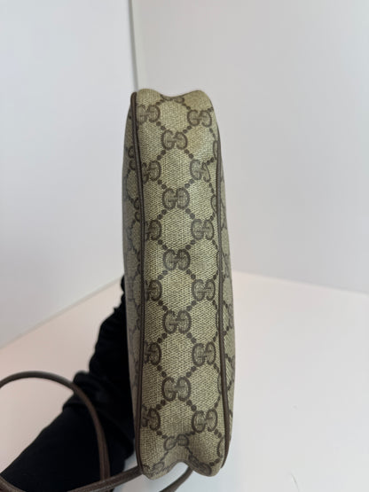 GUCCI Vintage Crossbody GG Coated Canvas