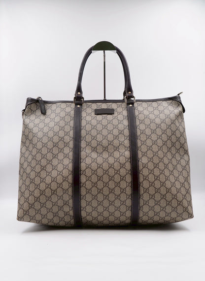 Gucci Plus Monogram Joy Tote dark brown