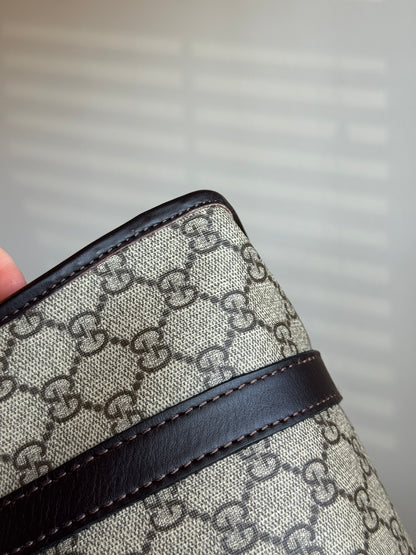GUCCI GG Supreme Bardot Medium Coated Canvas