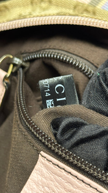 Gucci Web Tote Pink&Blue GG Canvas