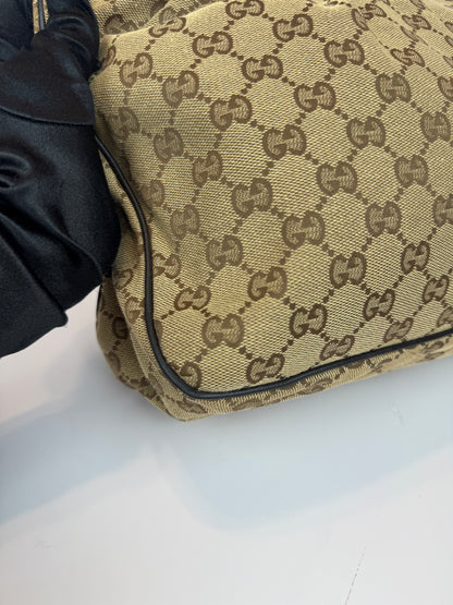 GUCCI Sukey Tote GG Canvas Brown