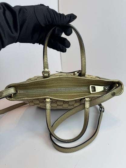 GUCCI Bree GG Canvas Small