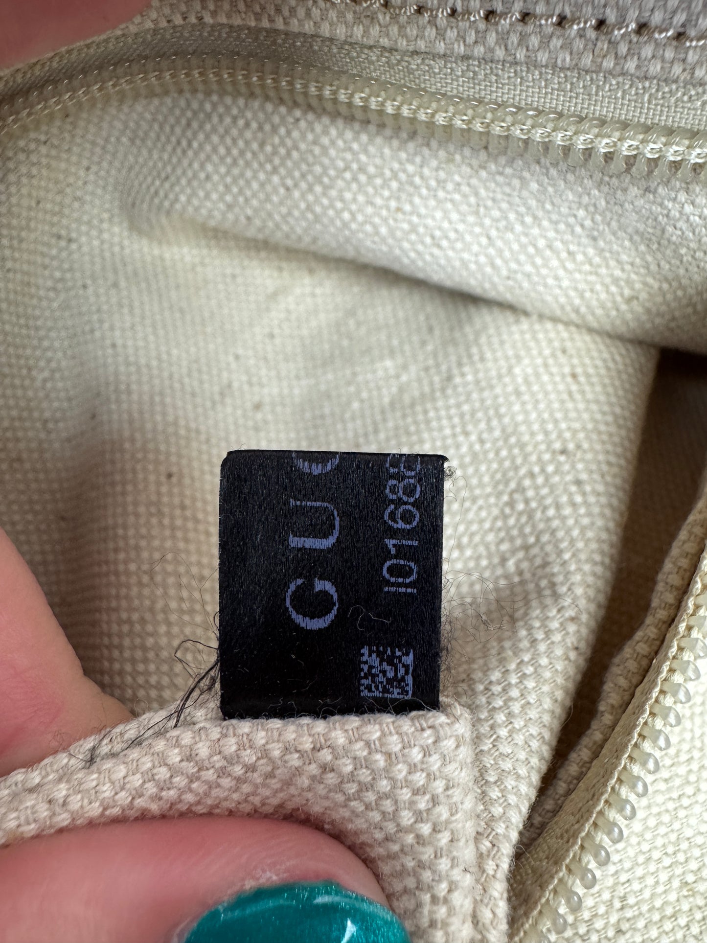 Gucci Web Half Moon Crossbody GG Canvas Brown