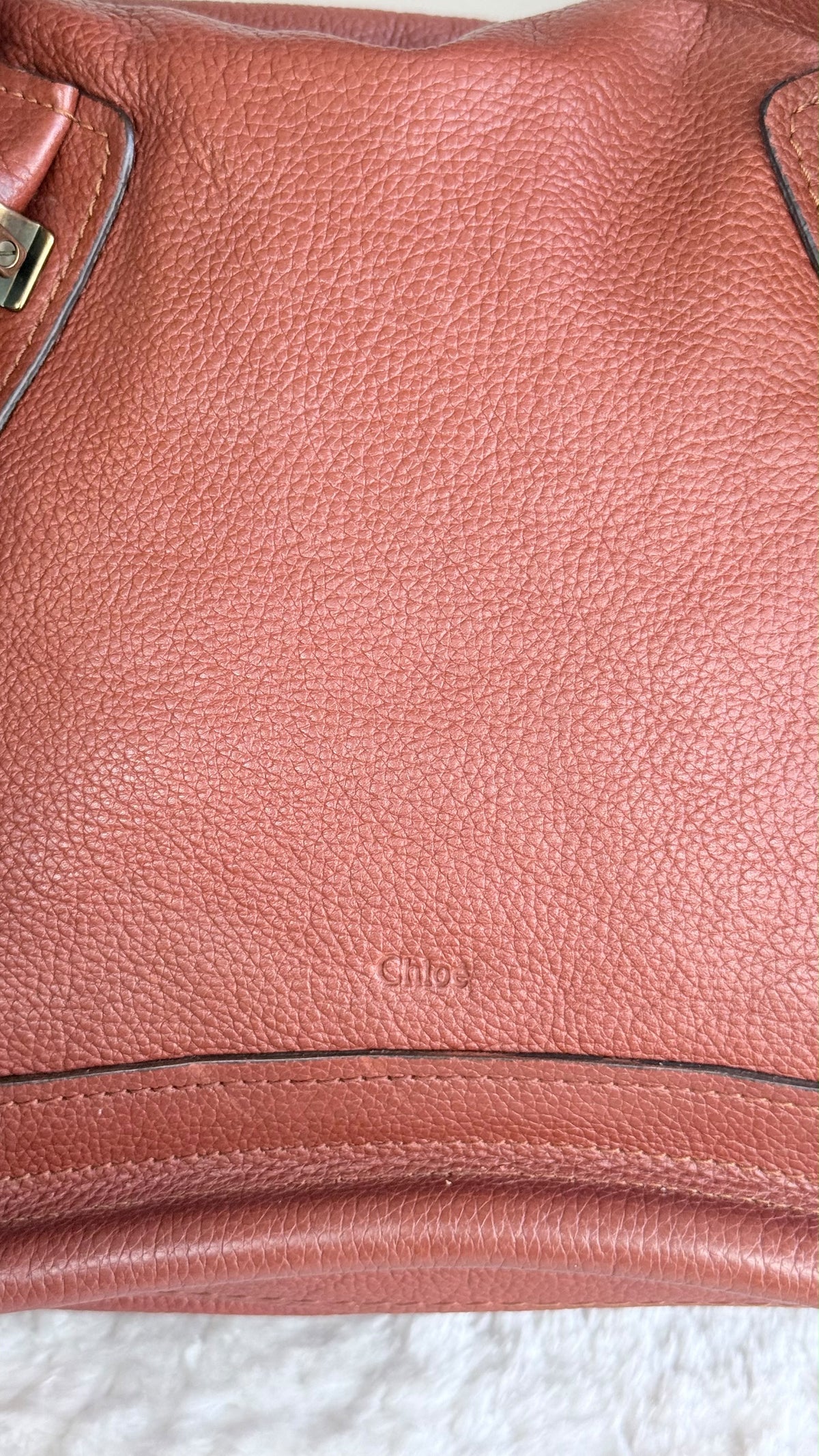 CHLOÉ Paraty Top handle leather bag