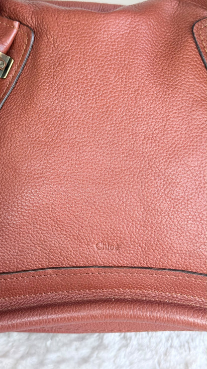 CHLOÉ Paraty Top handle leather bag