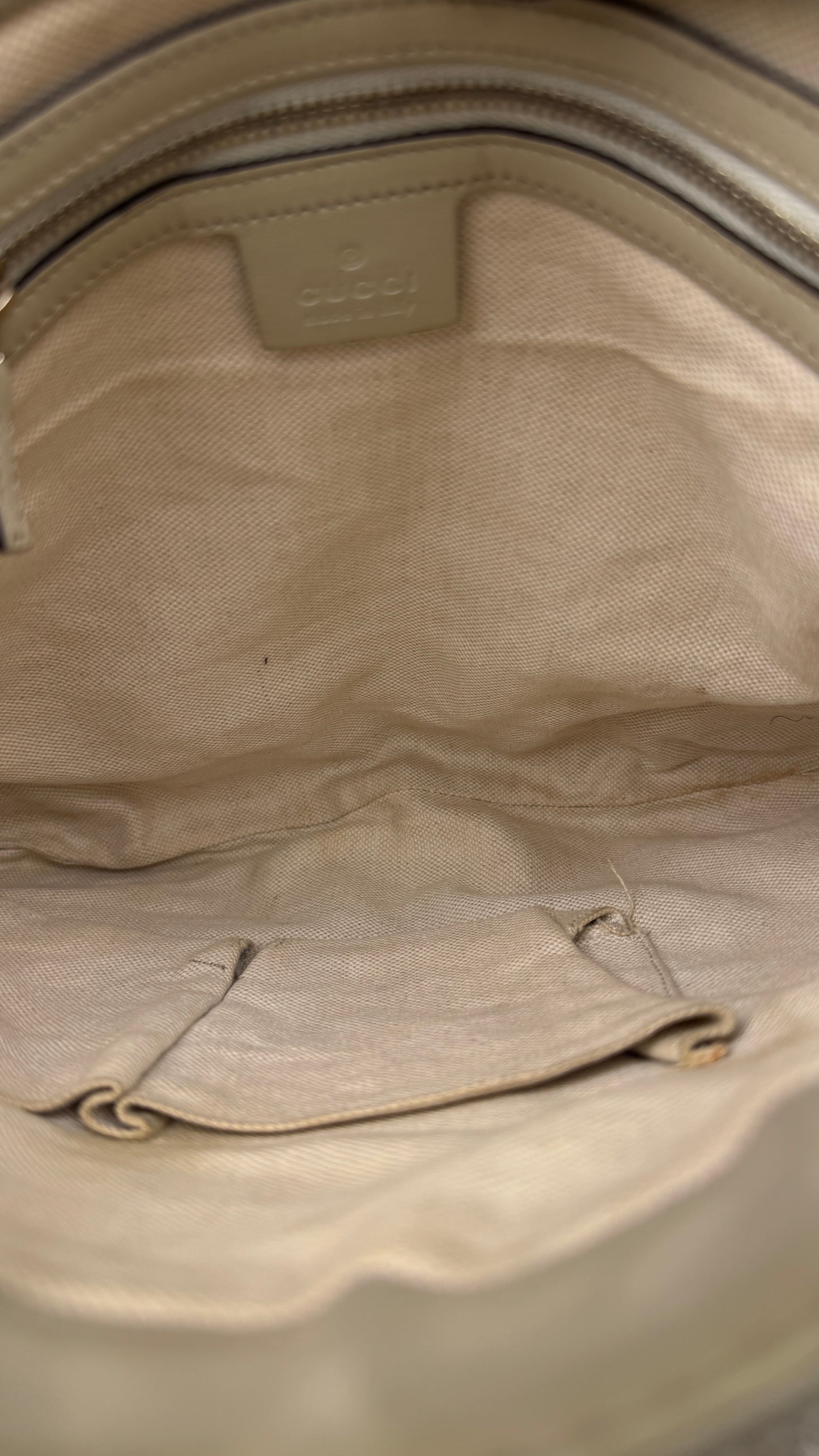 Gucci Mayfair GG Canvas Crossbody with Web Ribbon Signature