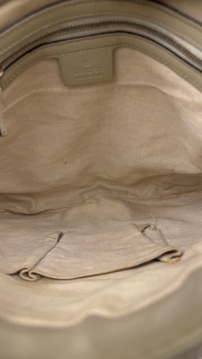 Gucci Mayfair GG Canvas Crossbody with Web Ribbon Signature