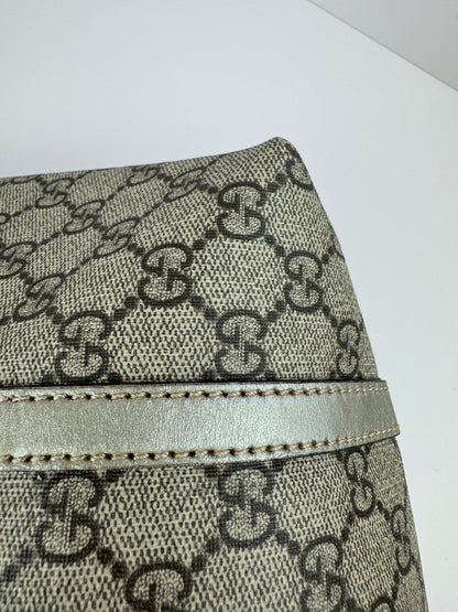 Gucci shopping Coated Canvas Grey