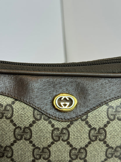 GUCCI Vintage Crossbody GG Coated Canvas