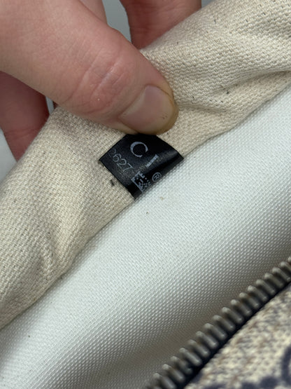 GUCCI Front Zip Small Gg Suprme Coated canvas Navy