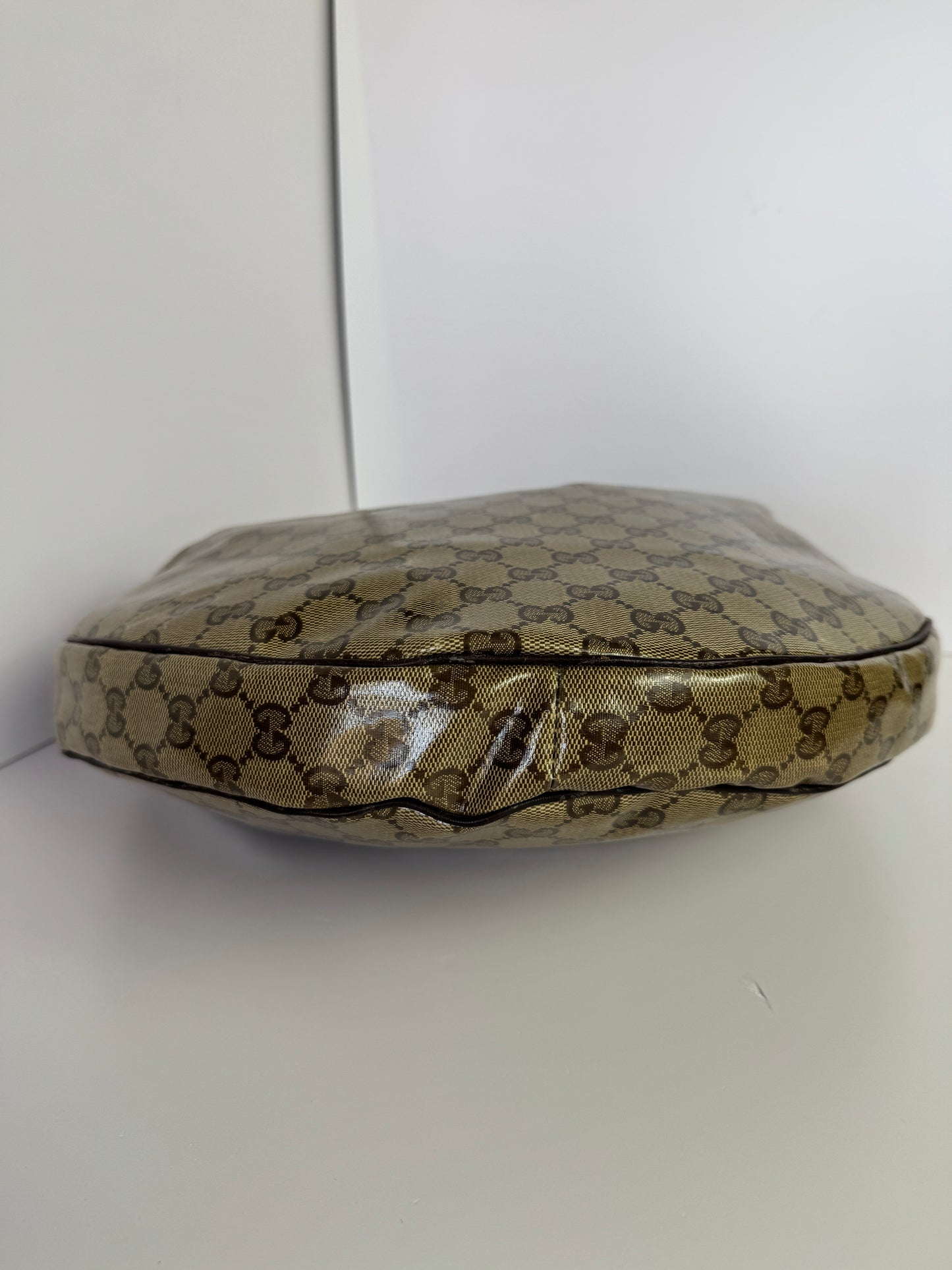 GUCCI GG Crystal Canvas Duchessa Hobo Bag