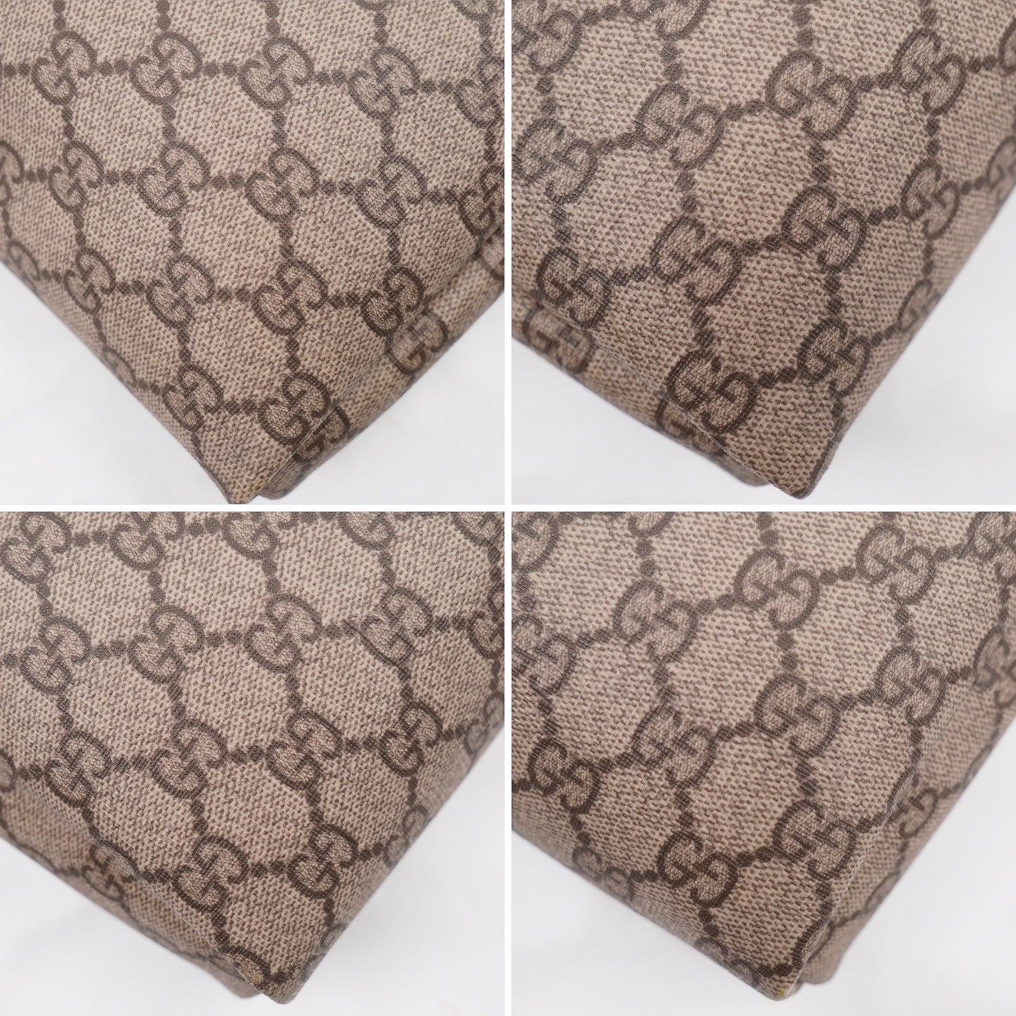 Gucci Flap GG Supreme Crossbody Coated Canvas