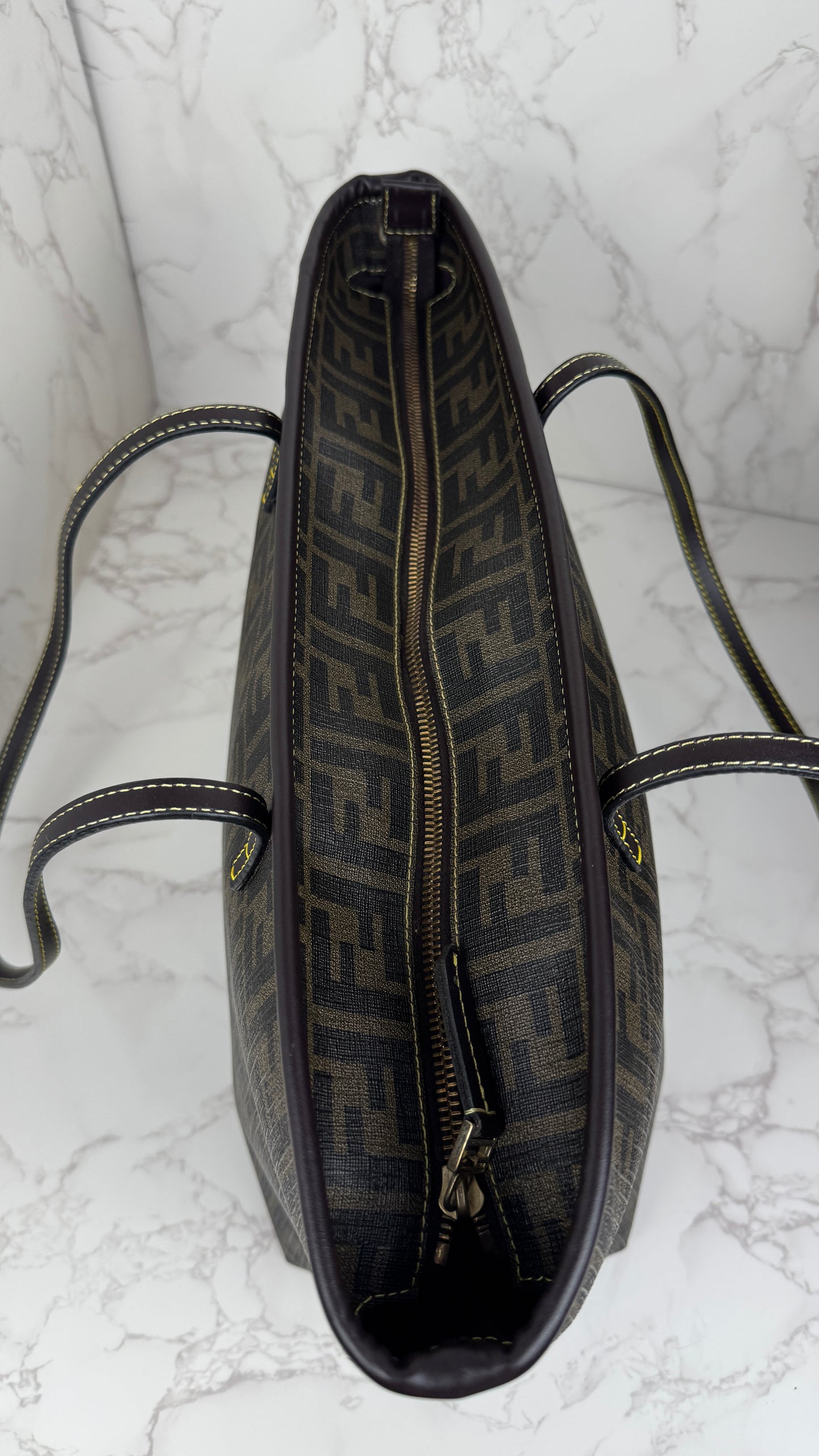 Fendi Zucca Canvas Tot Bag