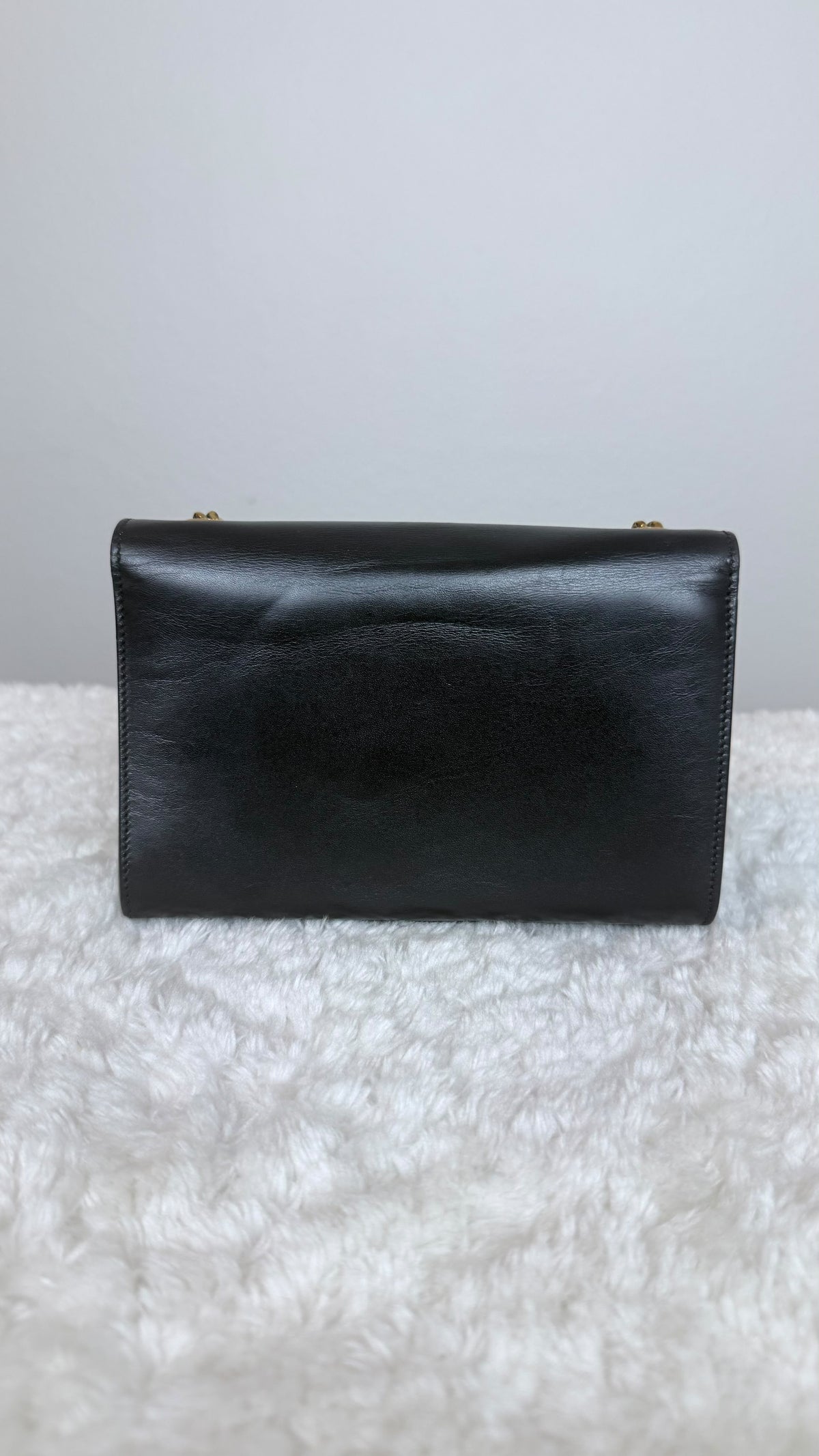 Saint Laurent Kate Small Tassel Leather Black