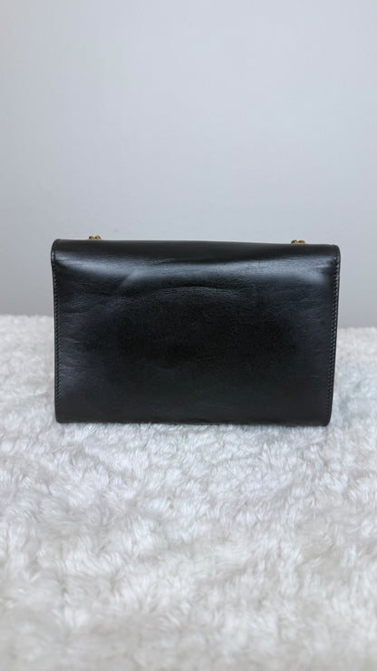 Saint Laurent Kate Small Tassel Leather Black