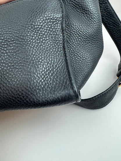 Prada Pattina Convertible Vitello Diano Leather bag Black