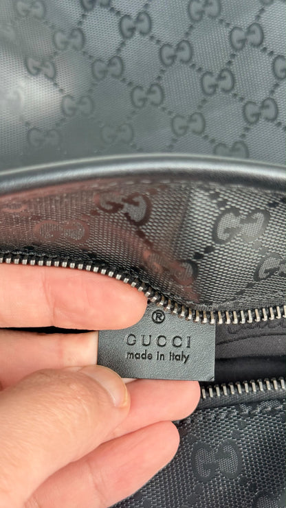 GUCCI Tote Medium GG Supreme Emprine Black Monogram