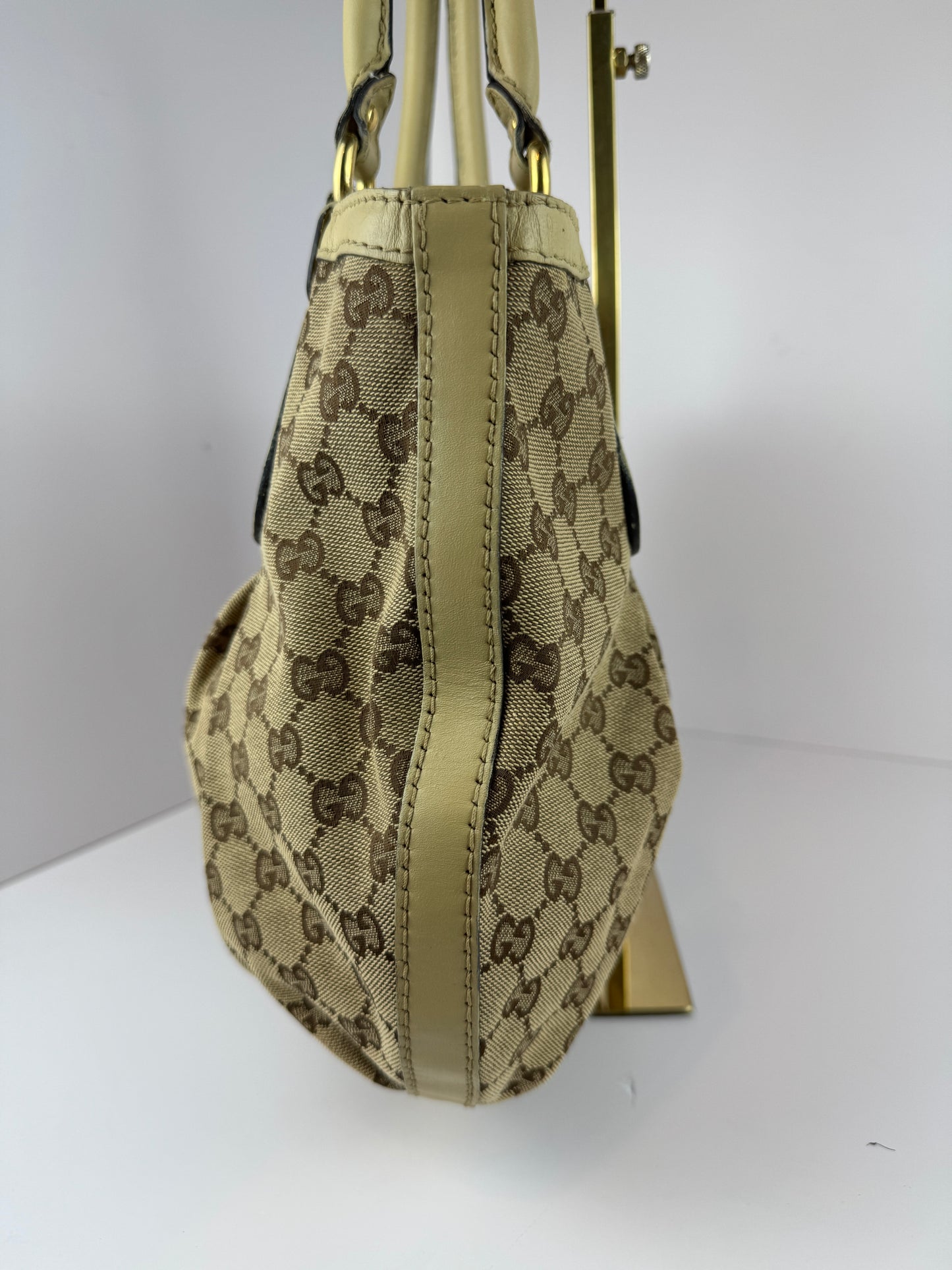 GUCCI Scarlett Studded GG Canvas Medium Monogram