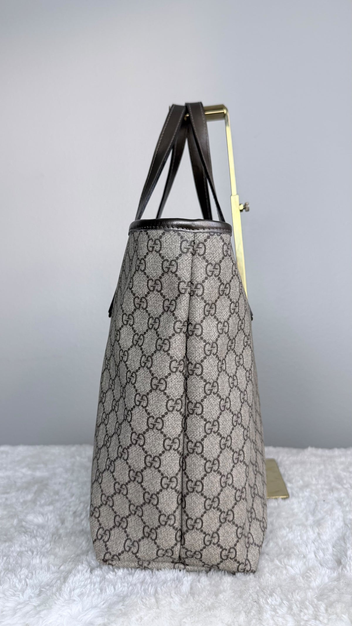 GUCCI Shopping Tote large GG Supreme Coated canvas