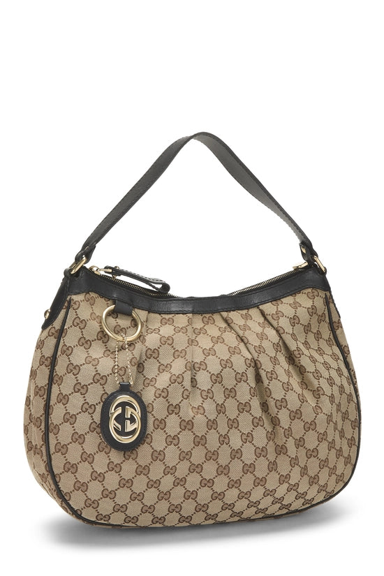 Gucci Sukey hobo shoulder GG canvas Black