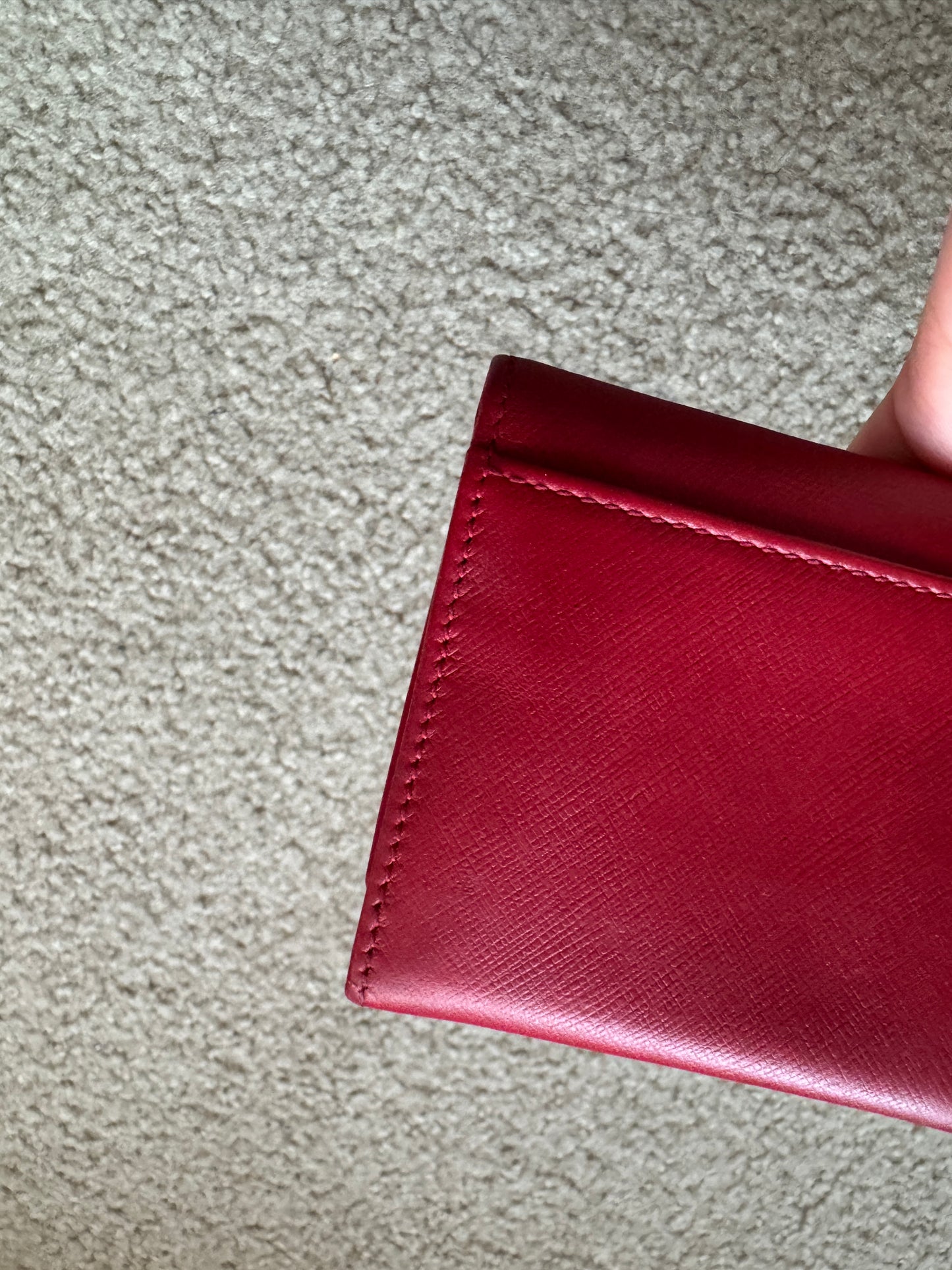 Ferrragamo vara Bow saffiano red