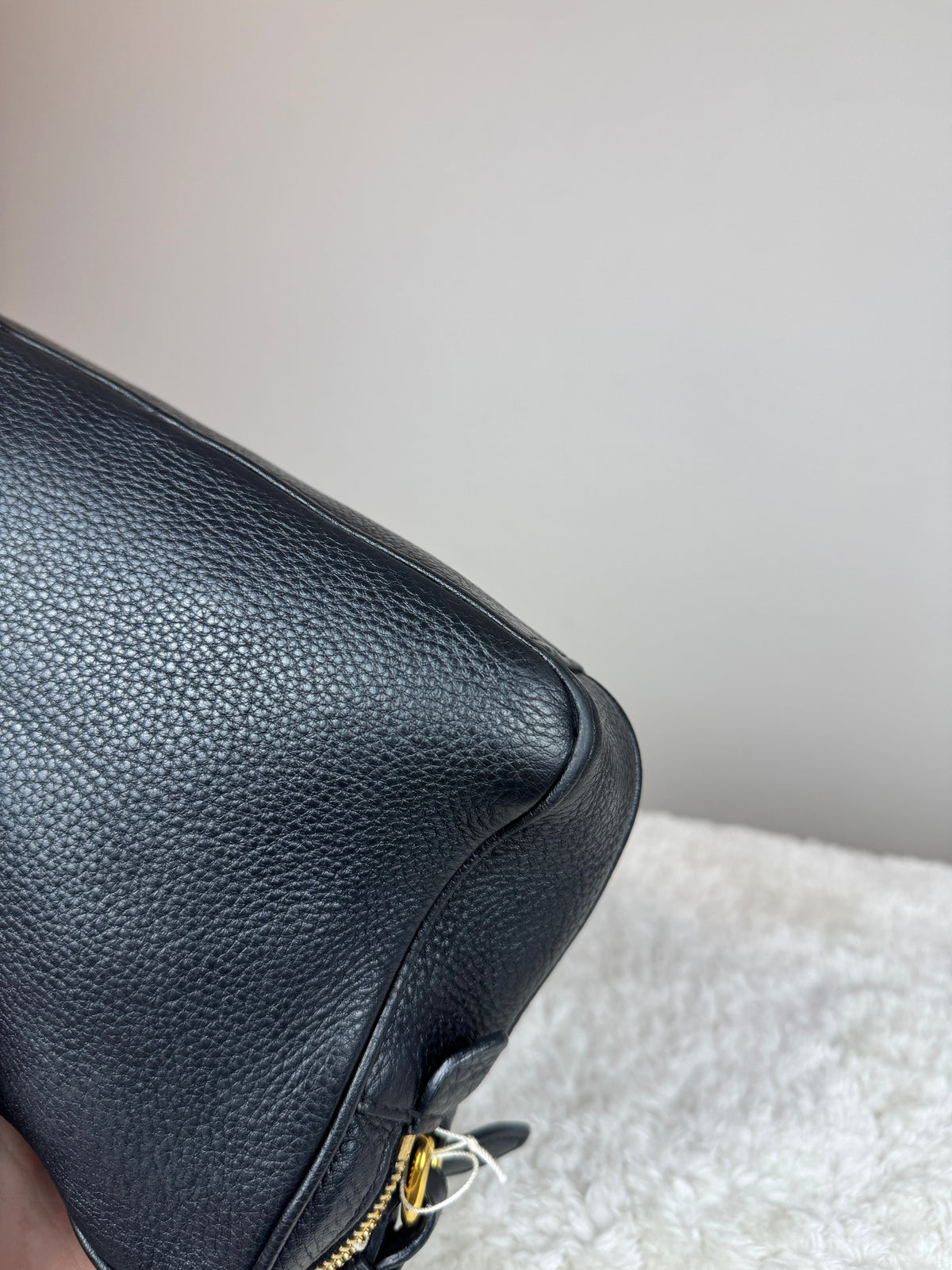 PRADA Double Zip Camera Vitello Daino Black