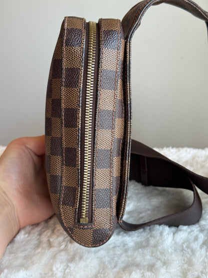 LOUIS VUITTON Damier Ebene Geronimos Sling bag