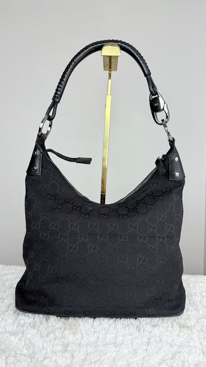 GUCCI GG Monogram Hobo Black