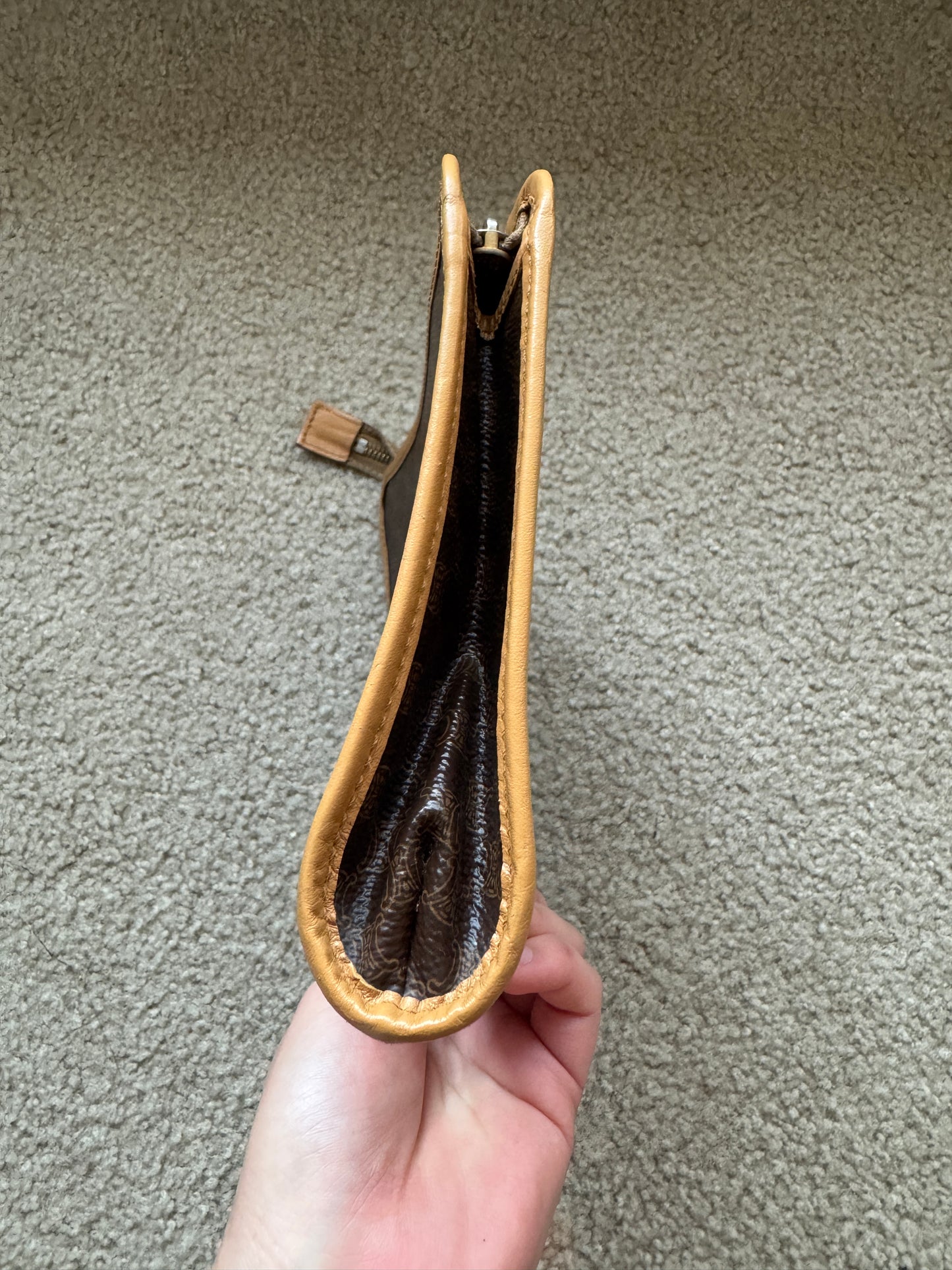 Celine macadam clutch momogram